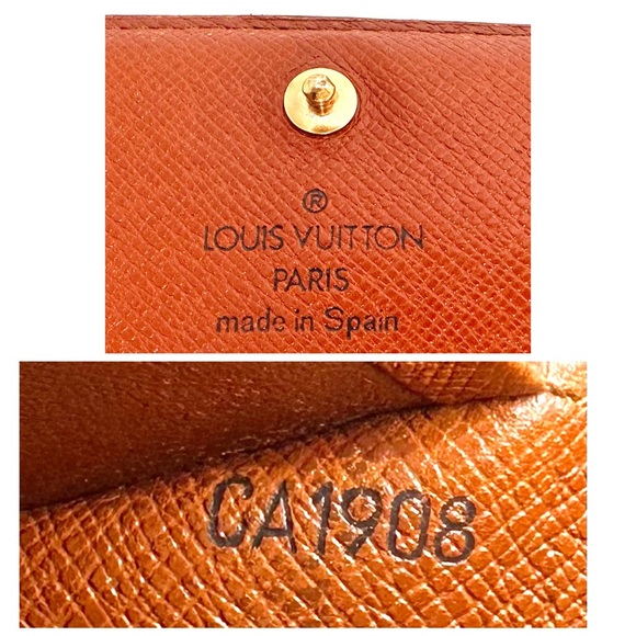 Very good condition authentic Louis Vuitton Monogram Tresor Wallet CA1908 - Picture 7 of 16
